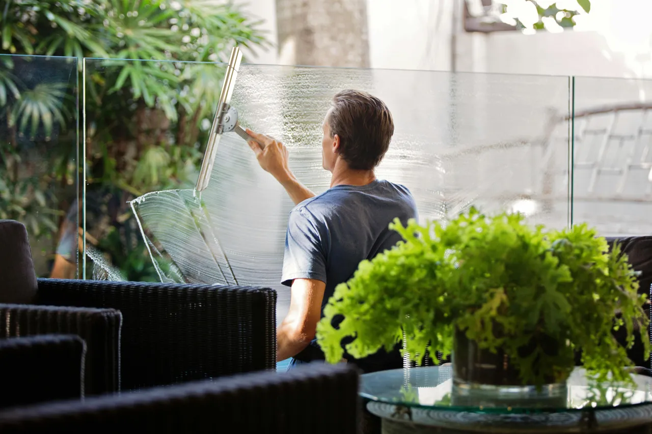 Professional window cleaning service